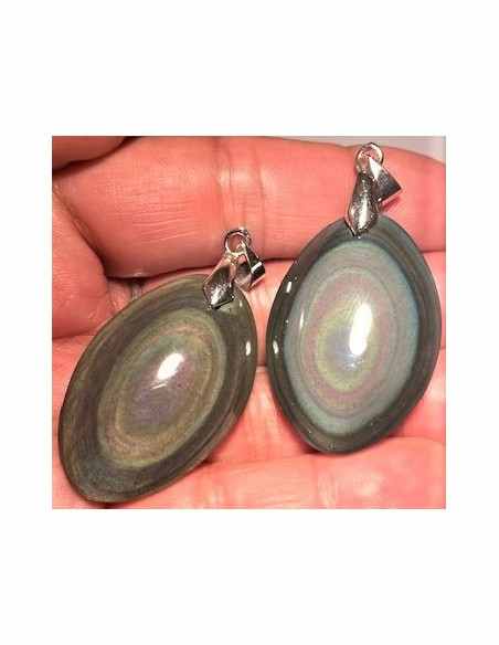 Pendentif Obsidienne Oeil Celeste