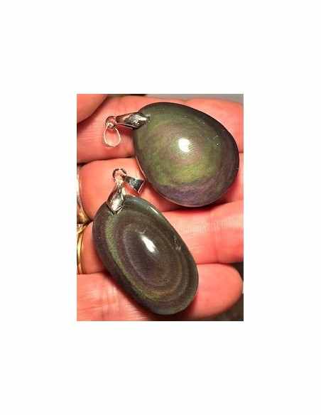 Pendentif Obsidienne Oeil Celeste