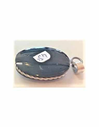 Pendentif Oeil Celeste Obsidienne