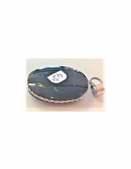 Pendentif Oeil Celeste Obsidienne