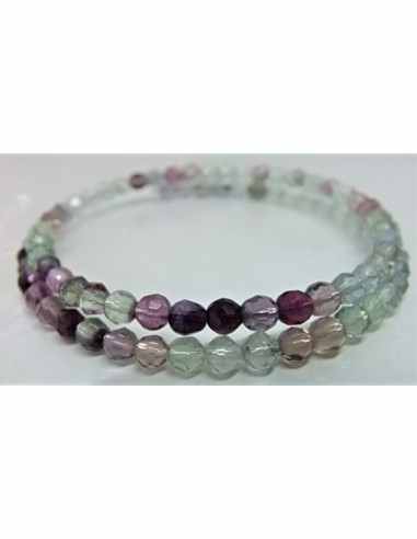 Bracelet fluorine jonc