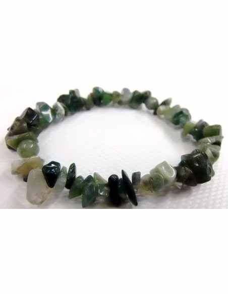 Agate mousse bracelet baroque