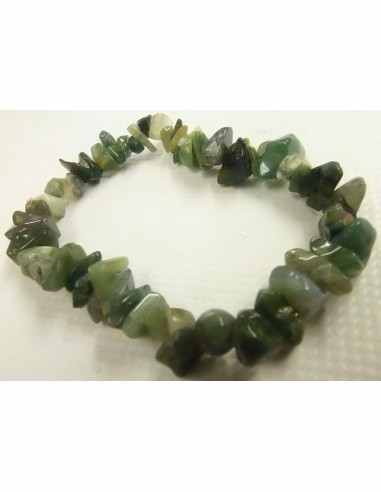 Agate mousse bracelet baroque