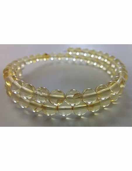 Ambre claire 6mm Bracelet