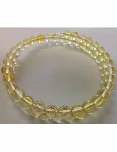 Ambre claire 6mm Bracelet