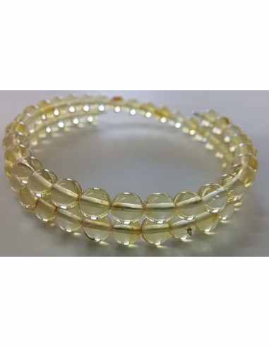 Ambre claire 6mm Bracelet