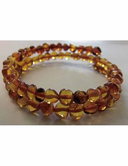 Ambre 6mm Bracelet style jonc
