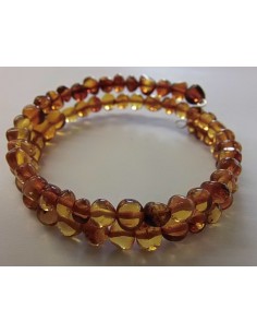 Ambre 6mm Bracelet style jonc 2