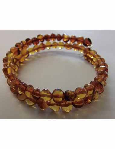 Ambre 6mm Bracelet style jonc