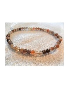 Agate rose bracelet 4mm