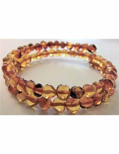 Bracelet ambre jonc 5 a 6mm