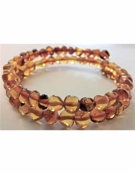 Bracelet ambre jonc 5 a 6mm