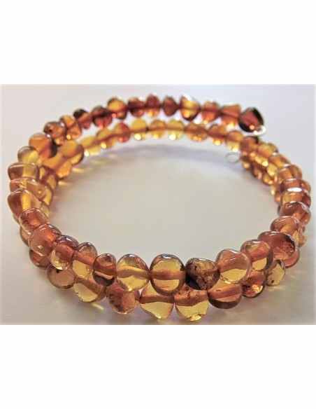 Bracelet ambre jonc 5 a 6mm