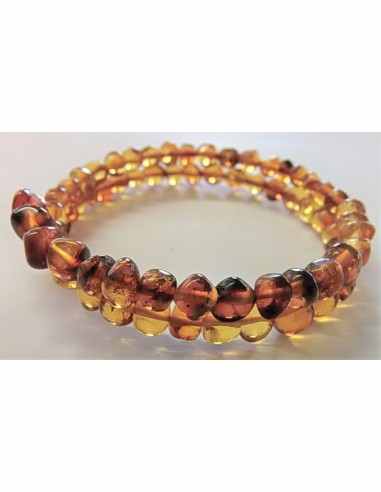 Bracelet ambre jonc 5 a 6mm