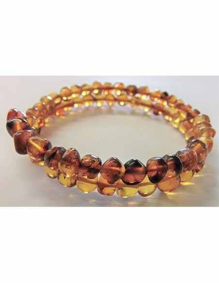 Bracelet ambre jonc 5 a 6mm