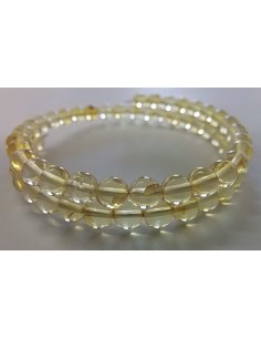 Bracelet ambre clair jonc