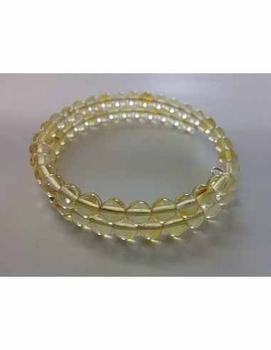 Bracelet ambre clair jonc