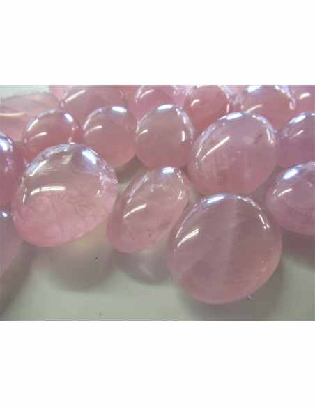 Quartz rose etoile galet