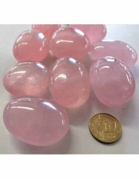 Quartz rose etoile galet