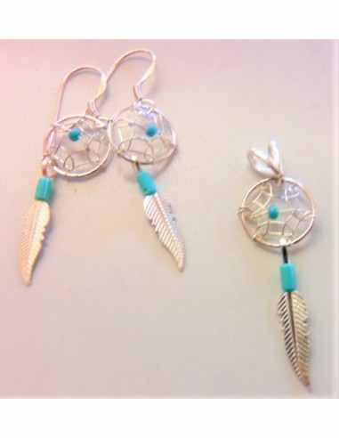 Parure turquoise rattrape reves