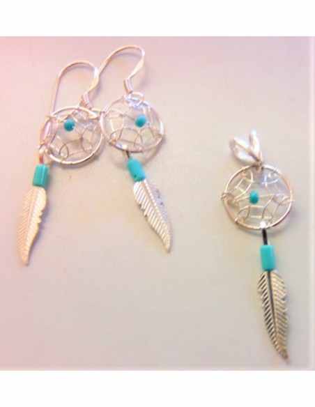 Parure turquoise rattrape reves