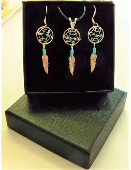 Parure turquoise rattrape reves