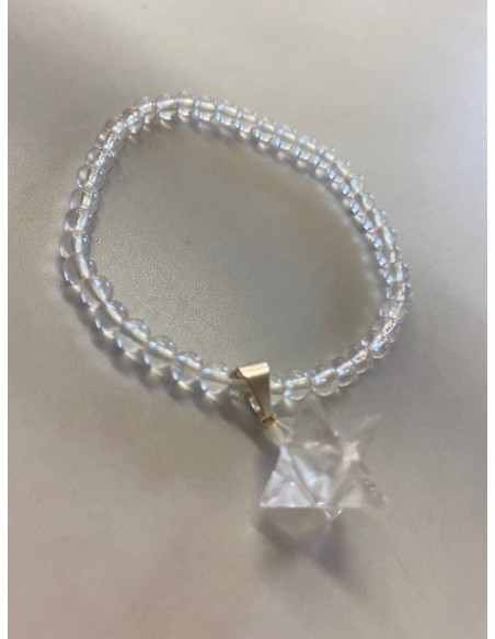 Bracelet Merkaba quartz