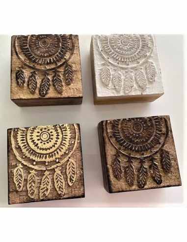 Boite en bois rattrape reves