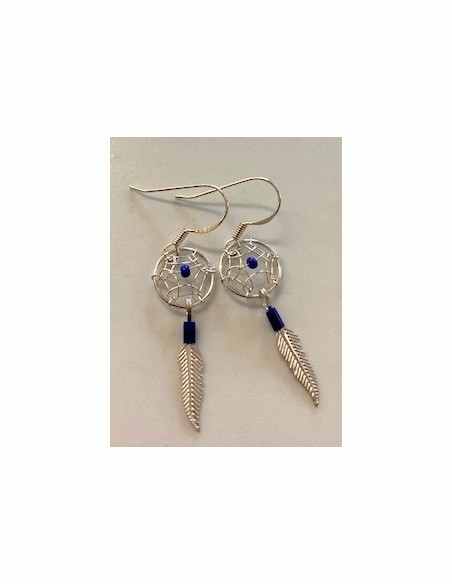 Boucles rattrape reves lapis lazuli
