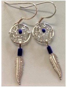 Boucles rattrape reves lapis lazuli