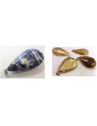 Pendentif pierre goute