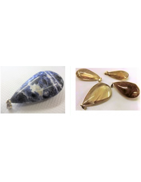 Pendentif pierre goute