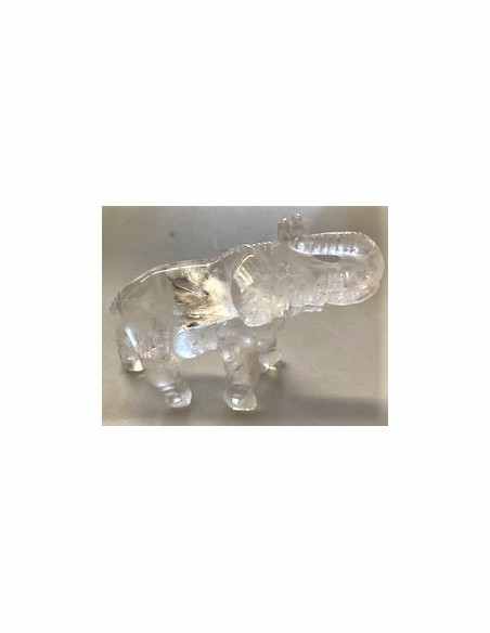 Eléphant en quartz