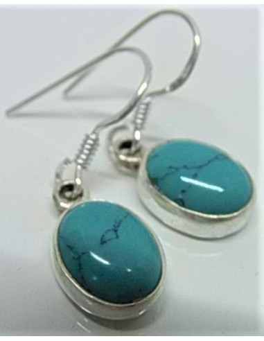 Boucles d'oreilles turquoises pouces