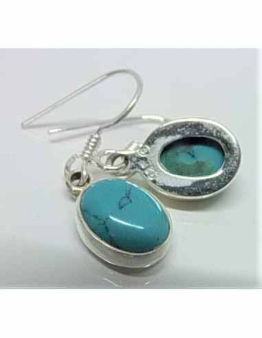 Boucles d'oreilles turquoises pouces