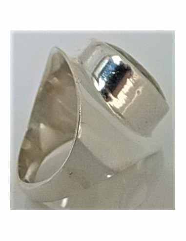 Citrine gemme bague argent