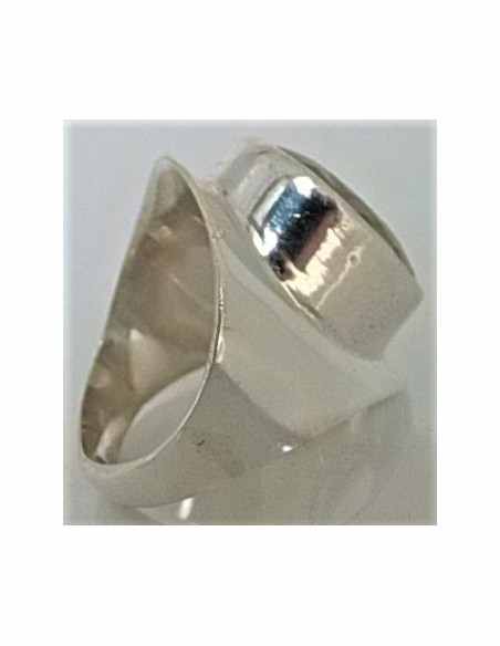 Citrine gemme bague argent