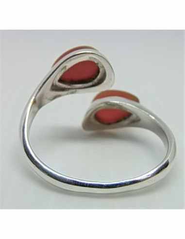 Bague en cornaline argent