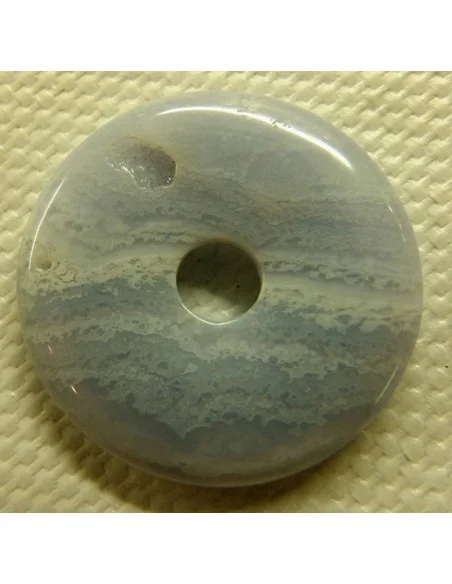 Calcedoine Bleue en donuts