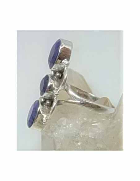 Bague saphir trois pierres