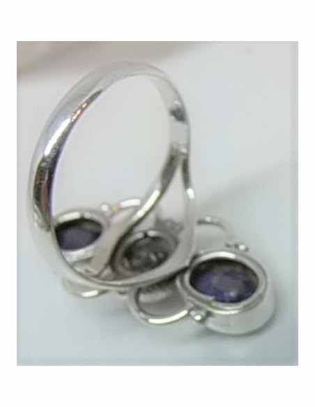 Bague saphir trois pierres