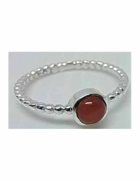 Bague pierre argent
