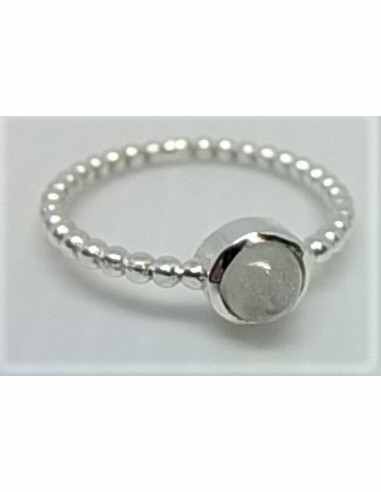 Bague pierre argent