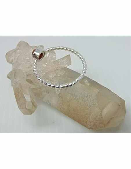 Bague calcedoine bleue argent