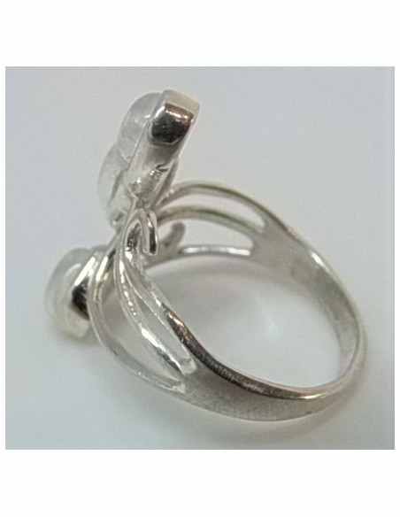 Bague trois pierres pierre de lune