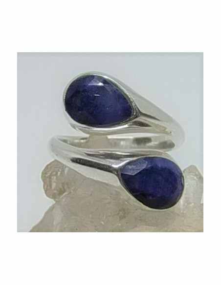Bague deux saphirs