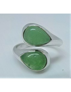 Bague deux jades