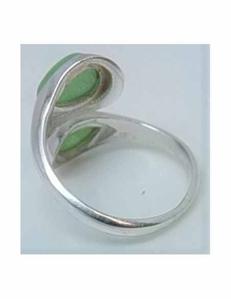 Bague deux jades