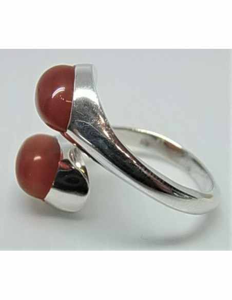 Bague deux cornalines