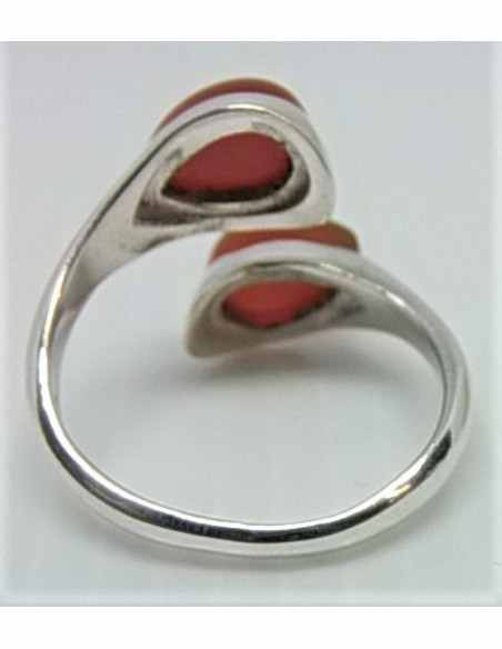 Bague deux cornalines